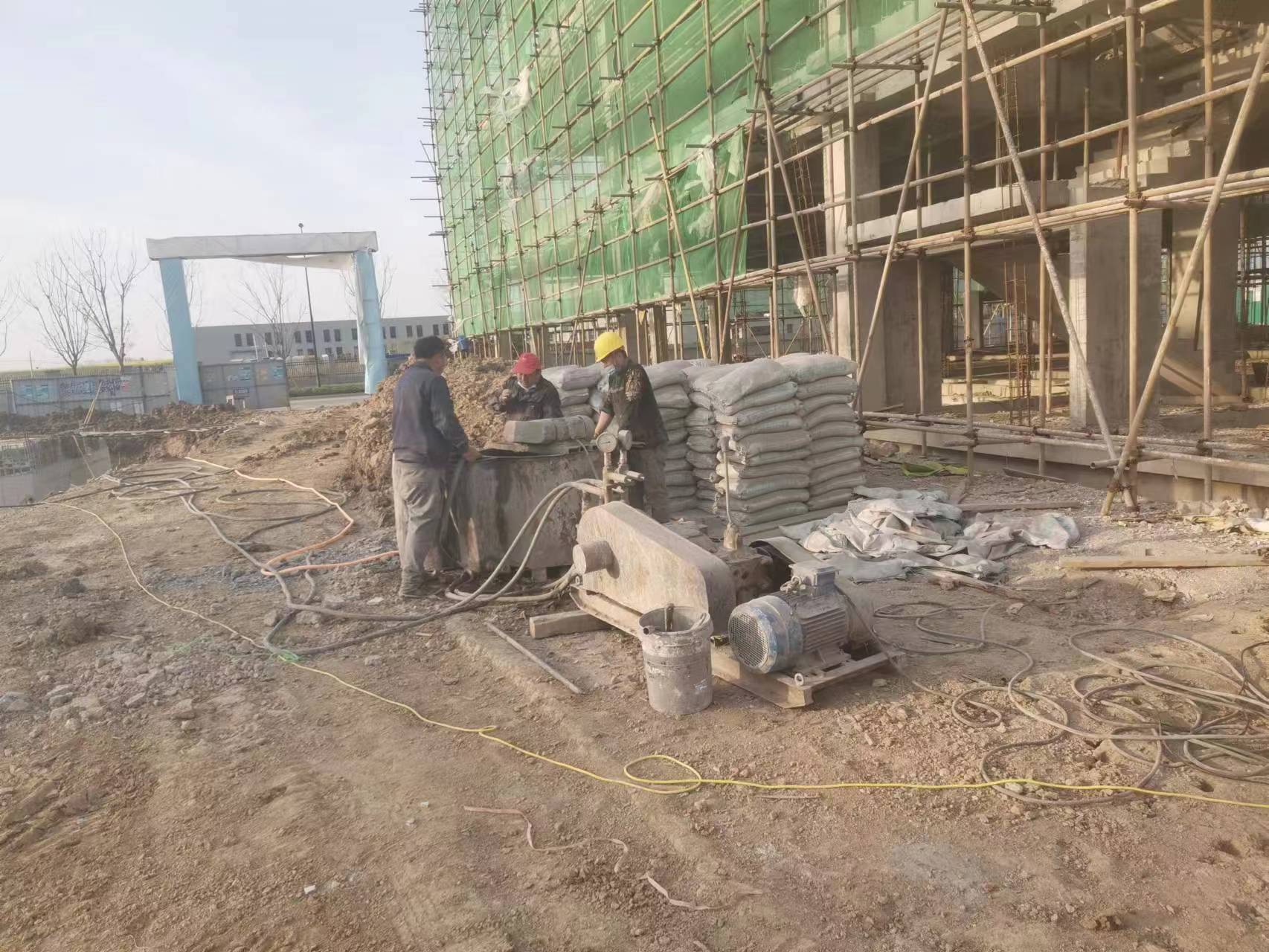 禹城别墅下沉注浆